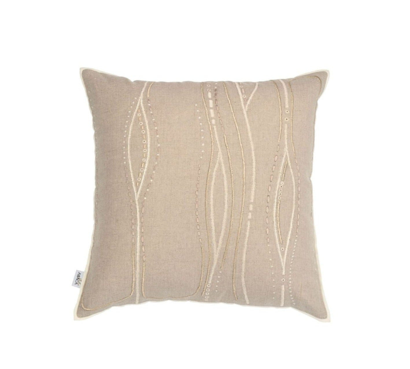 Boab Natural Cushion Cover - Wavy Pattern