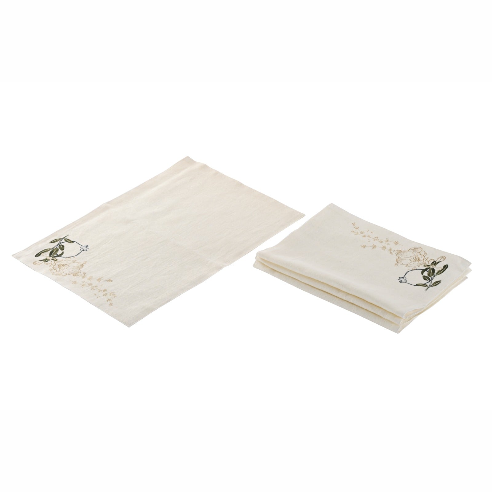 Pomo White Place Mats